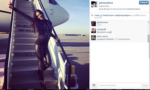 Adriana Lima Instagram'da Yenge Oldu