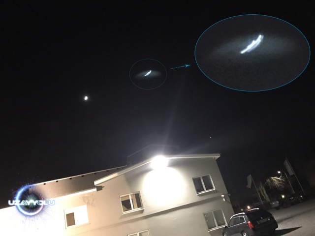 Danimarka'da İnanılmaz UFO Görüntüleri