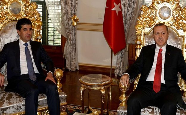 Cumhurbaşkanı IKBY Başbakanı Barzani ile görüştü