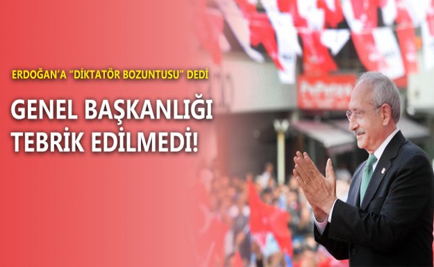 Devletin Zirvesi Kılıçdaroğlu'nu Tebrik Etmedi