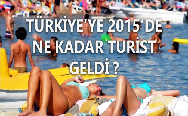 Türkiye'ye 2015'te 36 Milyon 244 Bin Turist Geldi 