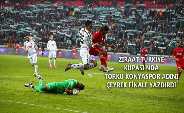 Kupa da Torku Konyaspor Antalyaspor'u Eledi