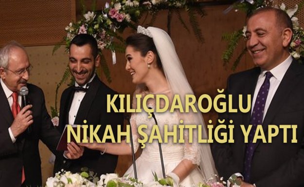 Kılıçdaroğlu, Gürsel Tekin'in Oğlu'nun Nikah Şahitliğini Yaptı