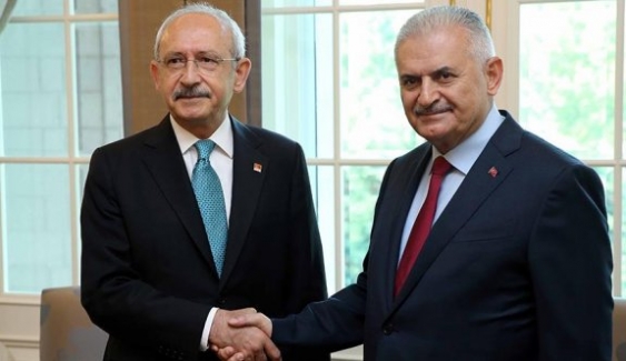 Başbakan Yıldırım ile Kılıçdaroğlu Görüşmesi Başladı