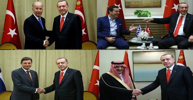 Cumhurbaşkanı Erdoğan Dünya Liderlerinin İlgi Odağı Oldu