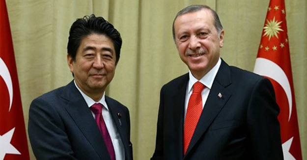 Cumhurbaşkanı Erdoğan, Japonya Başbakanı Abe’yi Kabul Etti