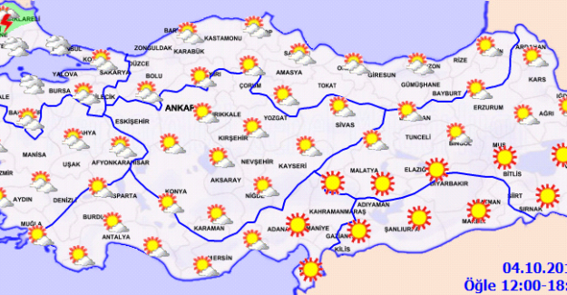 Sıcaklık Marmara ve Kuzey Ege’de Azalacak