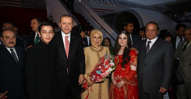 Erdoğan Pakistan’da Törenle Karşılandı
