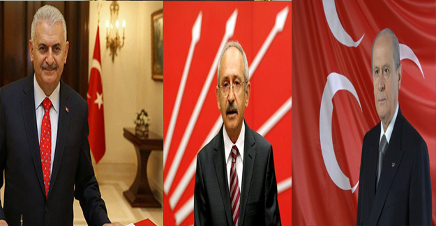 Başbakan Yıldırım, Kılıçdaroğlu ve Bahçeli İle Biraraya Gelecek