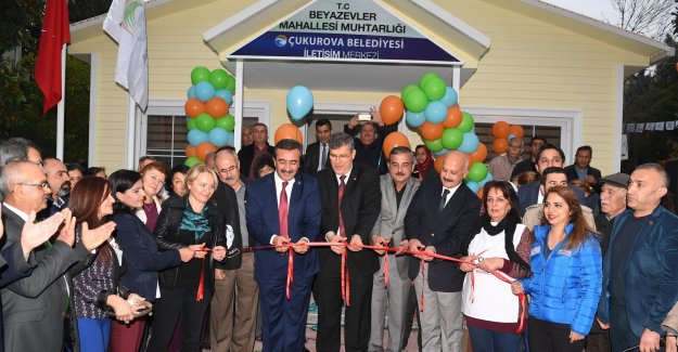 Çukurova Belediye Başkanı Çetin Modern Muhtarlık Binasını Açtı
