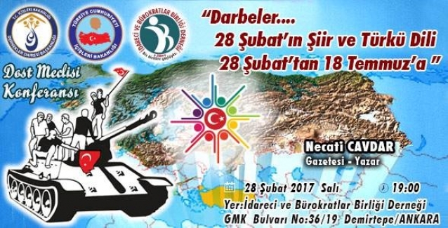 Ankara’da 28 Şubat, 'Belgesel-Şiirlerle' Hatırlanacak