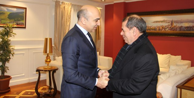 G.Saray Başkanı Özbek'ten, Bakırköy Belediye Başkanı Kerimoğlu'na Ziyaret