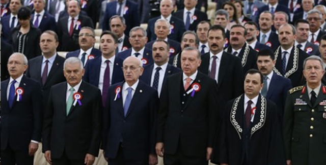 Cumhurbaşkanı Erdoğan AYM'nin 55. Kuruluş Yıl Dönümü Törenine Katıldı