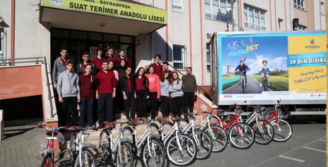 İstanbul'da Bisiklet Seferberliği: 39 Bin Bisiklet Okullara Dağıtılıyor
