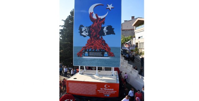 Beşiktaş'ta 15 Temmuz Demokrasi Anıtı'nın Temeli Atıldı
