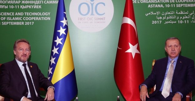 Cumhurbaşkanı Erdoğan Bosna- Hersek Başkanlık Konseyi Üyesi İzetbegoviç'i Kabul Etti