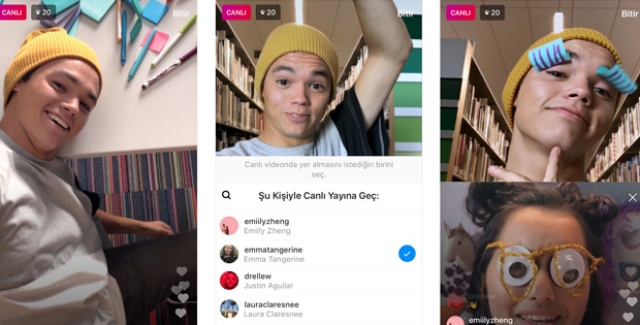 Instagram’da İnsanlar Artık Arkadaşlarıyla Birlikte Canlı Yayın Yapabilecek