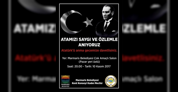 Atatürk Marmaris’te Anılacak