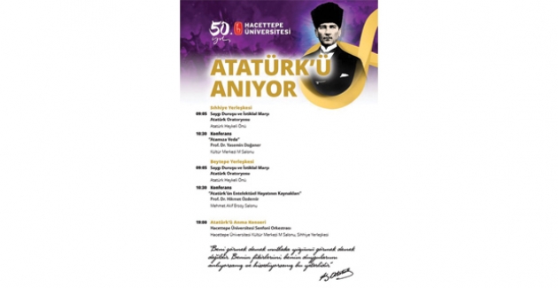 Hacettepe Üniversitesi Atatürk'ü Özel Bir Programla Anıyor