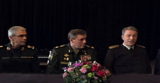 Orgeneral Akar Rusya Ve İran Genelkurmay Başkanları İle Soçi’de Görüştü