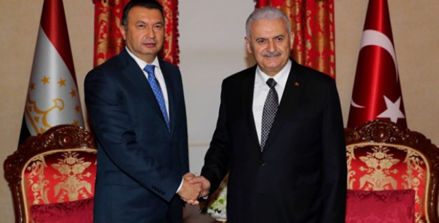 Başbakan Yıldırım, Tacikistan Mevkidaşı Rasulzoda İle Görüştü