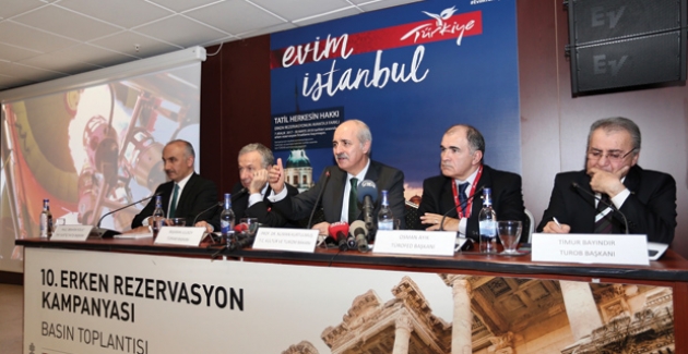 Kültür ve Turizm Bakanı Kurtulmuş:  “Erken Rezervasyonu Güçlü Şekilde Duyurmalıyız”