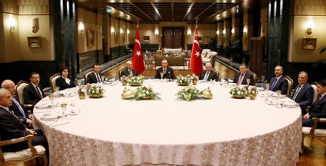 Cumhurbaşkanı Erdoğan, Yasama Yürütme Ve Yargı Organlarının Temsilcileri İle Bir Araya Geldi