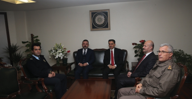 Vali Topaca’dan Başkan Ercan’a Ziyaret