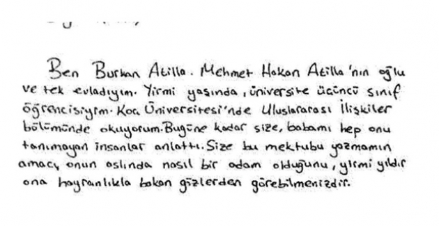 Mehmet Hakan Atilla İçin Hakim Berman’a 102 Duygusal Mektup
