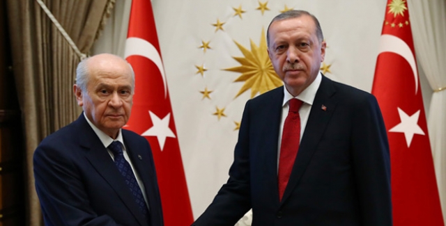 Cumhurbaşkanı Erdoğan MHP Lideri Bahçeli Görüşmesi Sona Erdi