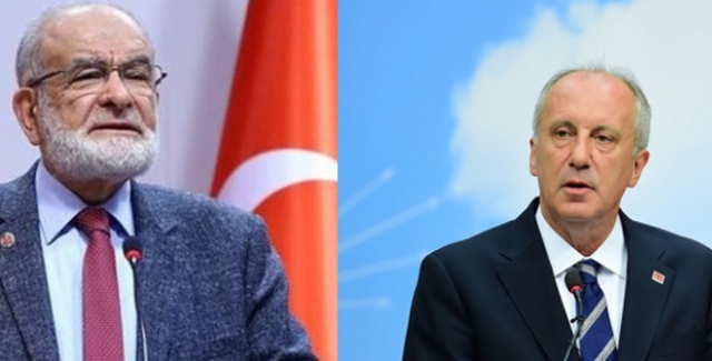 İnce Ve Karamollaoğlu Cumhurbaşkanı Erdoğan’ı Tebrik Etti