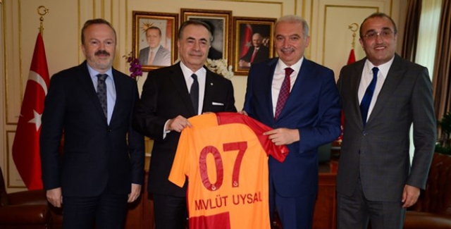 Galatasaray Kulübü Yönetiminden Başkan Uysal’a Ziyaret