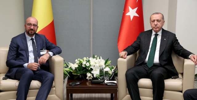 Cumhurbaşkanı Erdoğan, Belçika Başbakanı Michel'i Kabul Etti