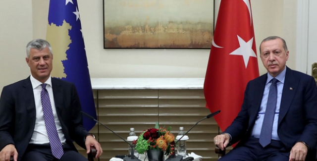 Cumhurbaşkanı Erdoğan, Kosova Cumhurbaşkanı Thaçi İle Görüştü