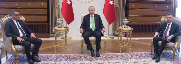 Erdoğan Erhürman'ı Kabul Etti