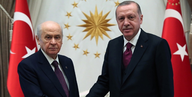 Cumhurbaşkanı Erdoğan, Bahçeli’yi Kabul Etti
