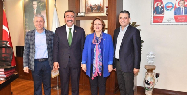 CHP Adana Milletvekilleri Başkan Soner Çetin’i Ziyaret Etti