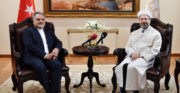 Başkan Erbaş, İran Büyükelçisi Muhammed Farazmand’ı Kabul Etti