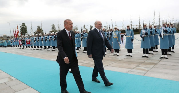 Belarus Cumhurbaşkanı Lukashenko Cumhurbaşkanlığı Külliyesinde