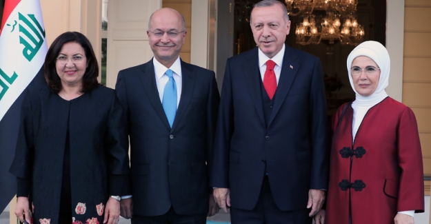Cumhurbaşkanı Erdoğan, Irak Cumhurbaşkanı Salih İle Görüştü