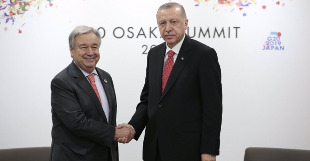 Cumhurbaşkanı Erdoğan, Birleşmiş Milletler Genel Sekreteri Guterres İle Görüştü