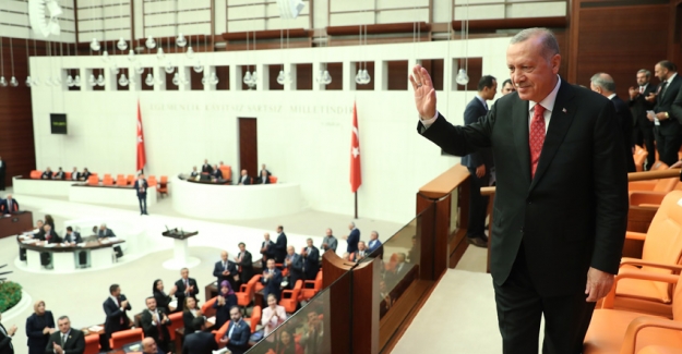 Cumhurbaşkanı Erdoğan, TBMM’de 15 Temmuz Demokrasi ve Millî Birlik Günü Özel Gündemli Toplantıya Katıldı