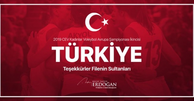 Cumhurbaşkanı Erdoğan, Filenin Sultanlarını Tebrik Etti