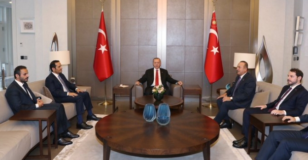 Cumhurbaşkanı Erdoğan, Katar Başbakan Yardımcısı ve Dışişleri Bakanı Sani’yi Kabul Etti