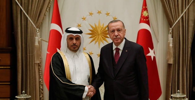 Cumhurbaşkanı Erdoğan, Katar Başbakanı Sani İle Görüştü