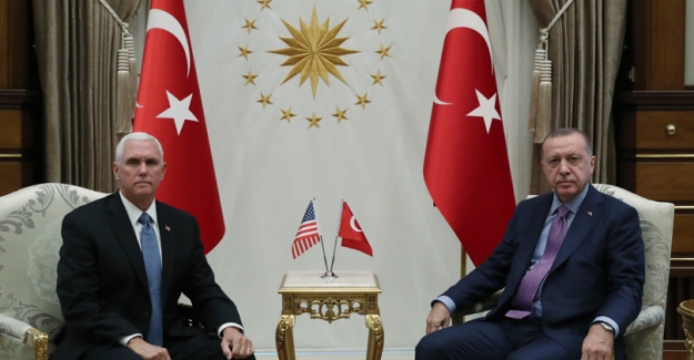 Cumhurbaşkanı Erdoğan, ABD Başkan Yardımcısı Pence'i Kabul Etti