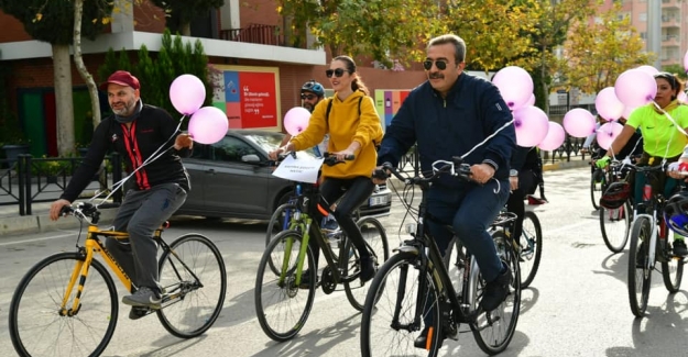 Başkan Çetin, Şiddete Karşı Pedal Çevirdi