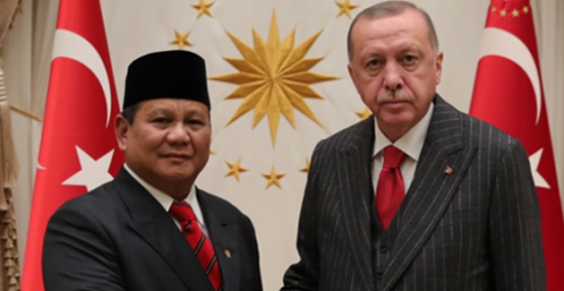 Cumhurbaşkanı Erdoğan, Endonezya Savunma Bakanı Subianto’yu Kabul Etti