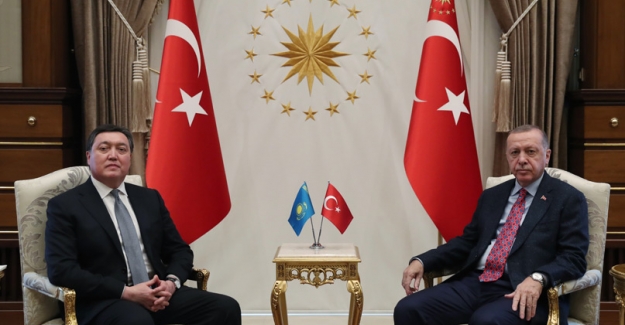 Cumhurbaşkanı Erdoğan, Kazakistan Başbakanı Mamin İle Görüştü