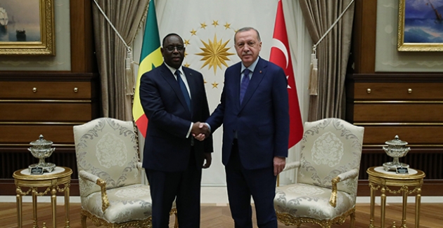 Cumhurbaşkanı Erdoğan, Senegal Cumhurbaşkanı Sall İle Bir Araya Geldi